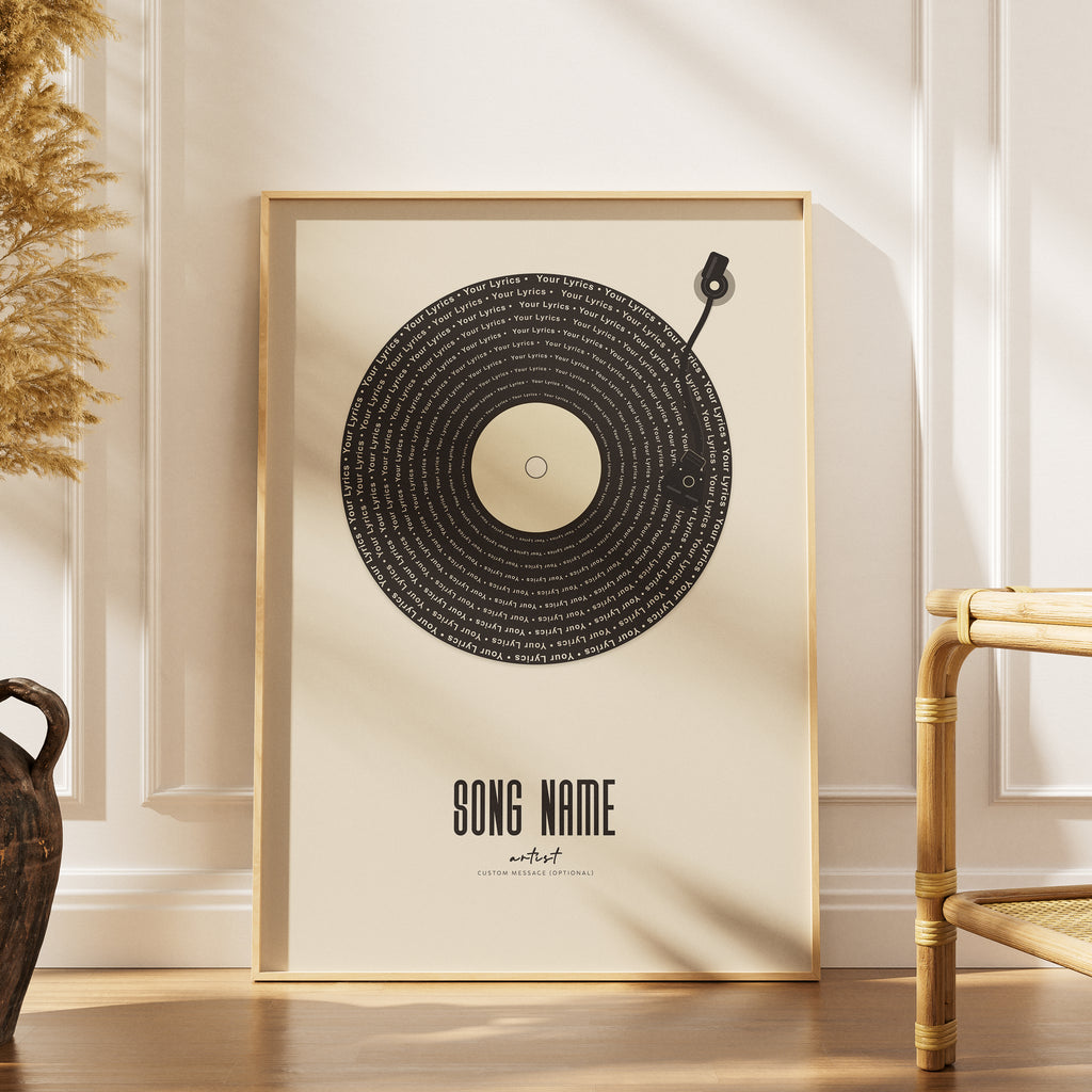 Wedding Song Vinyl Poster Print