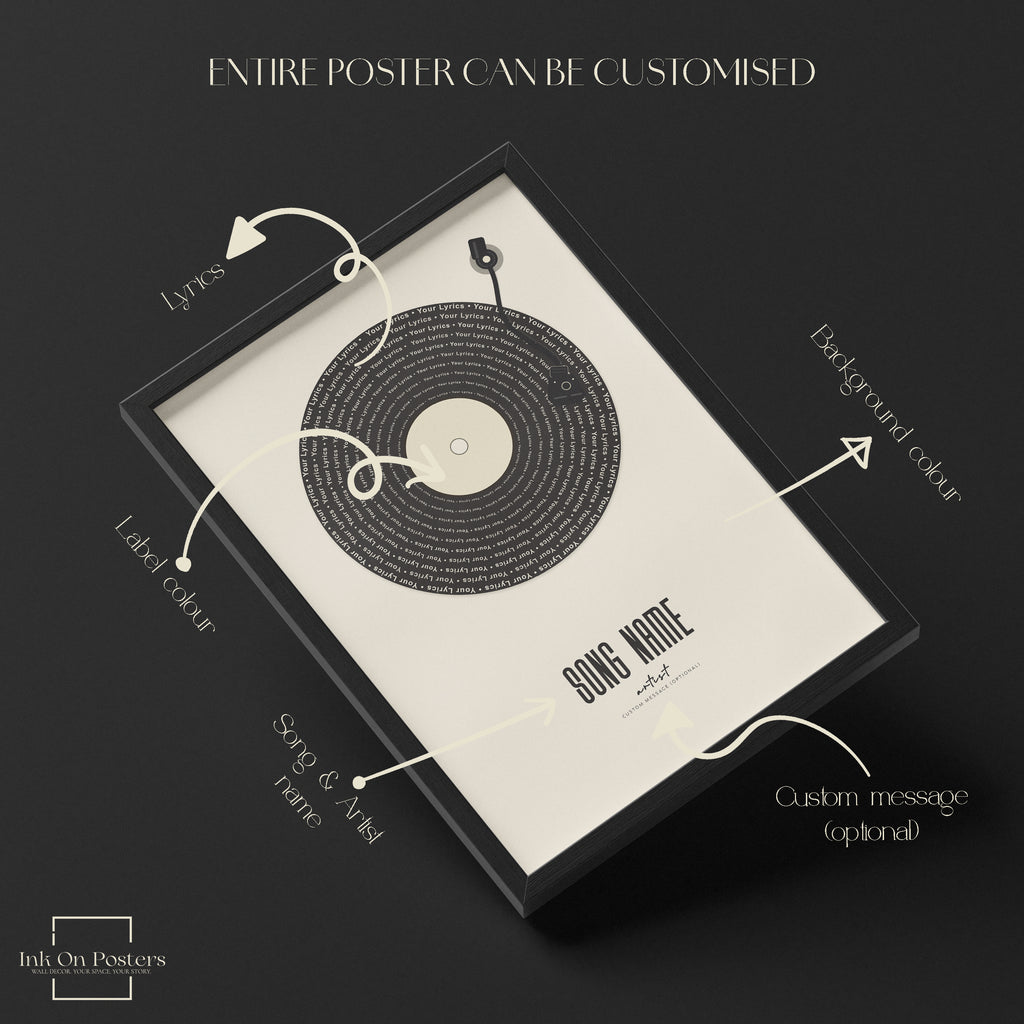 Wedding Song Vinyl Poster Print