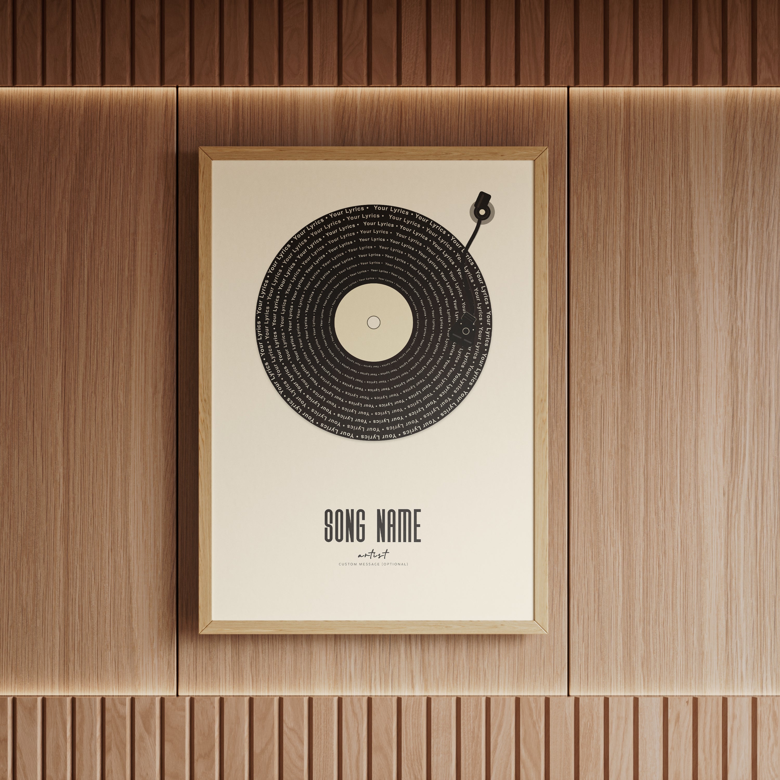 Wedding Song Vinyl Poster Print