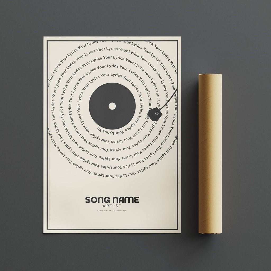 Custom Vinyl Poster: Wedding Song Artwork Print - InkOnPostersCustom Vinyl Poster: Wedding Song Artwork PrintPoster