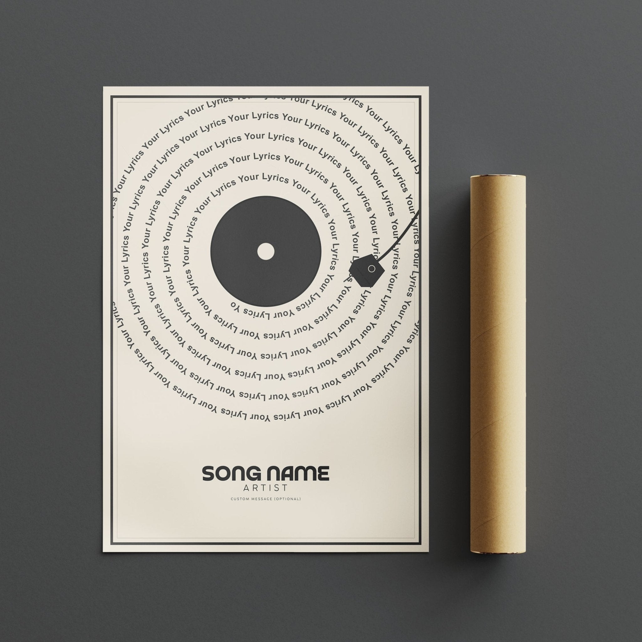 Custom Vinyl Poster: Wedding Song Artwork Print - InkOnPostersCustom Vinyl Poster: Wedding Song Artwork PrintPoster