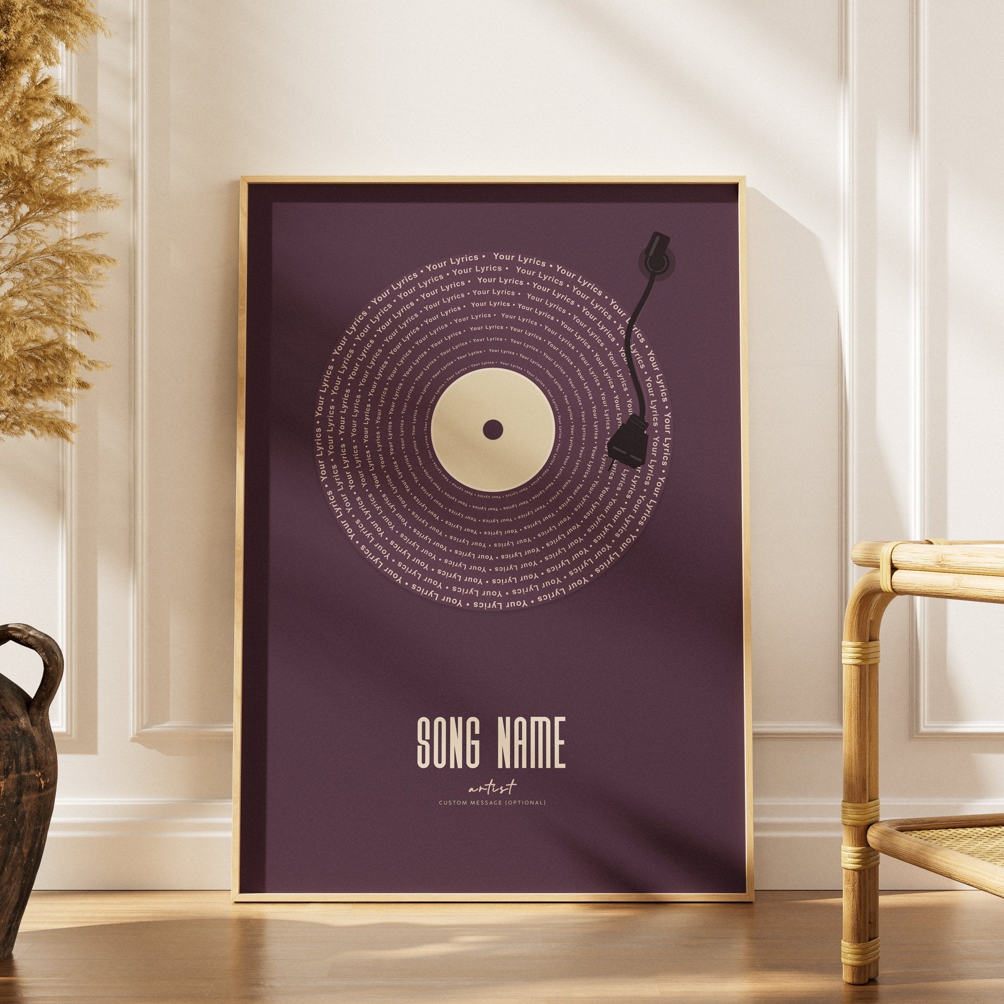 Custom Vinyl Poster: Wedding Song Artwork Print - InkOnPostersCustom Vinyl Poster: Wedding Song Artwork PrintPoster