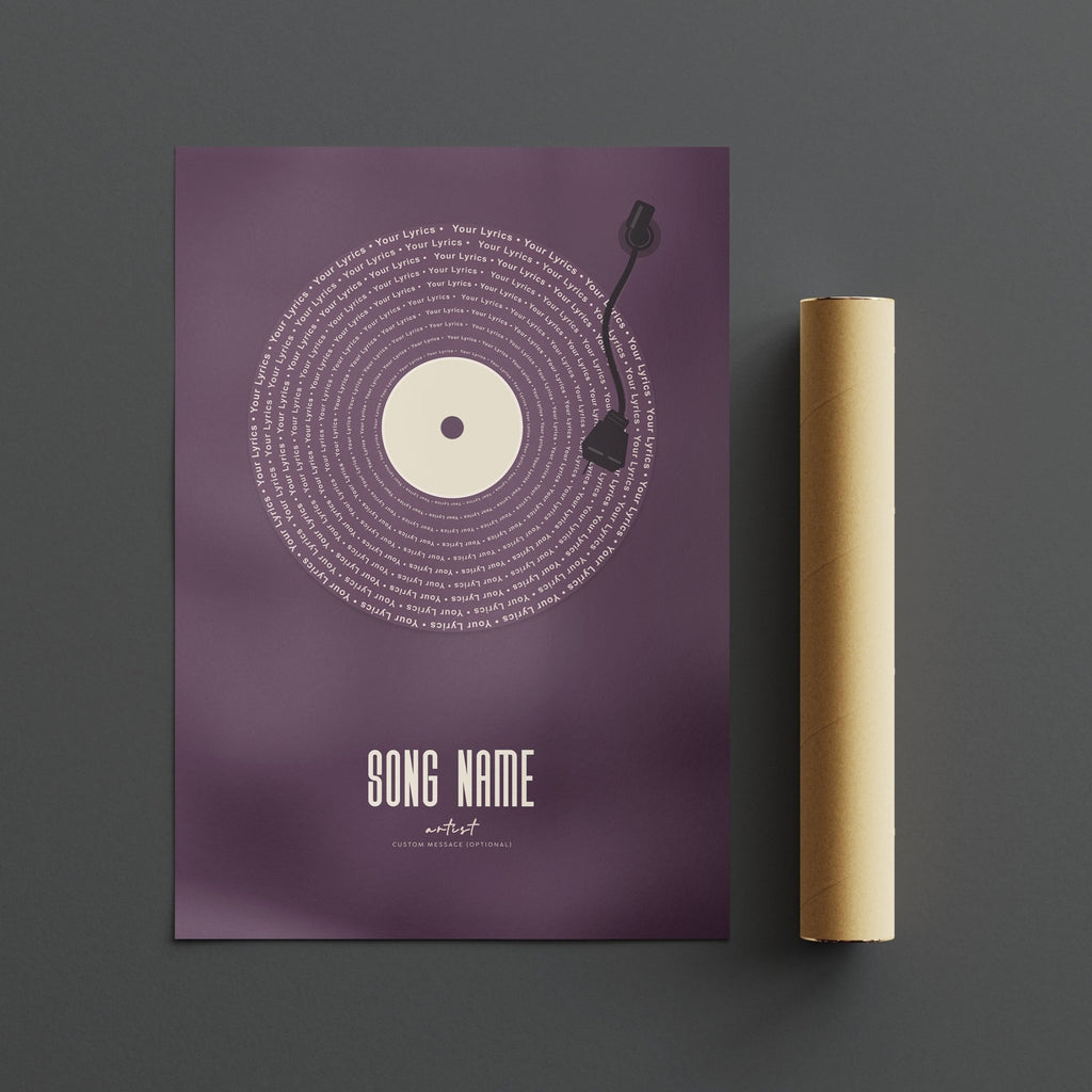 Custom Vinyl Poster: Wedding Song Artwork Print - InkOnPostersCustom Vinyl Poster: Wedding Song Artwork PrintPoster