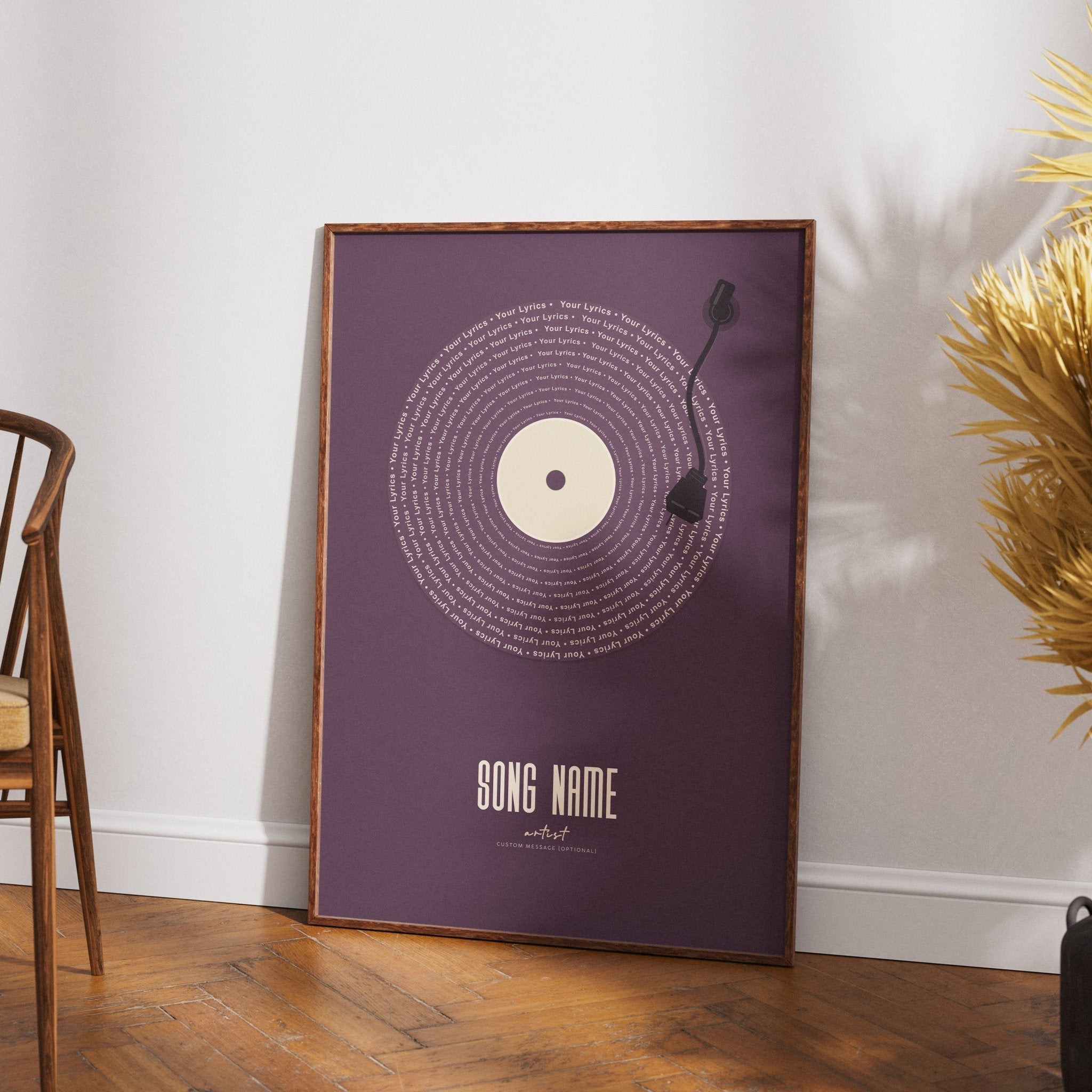 Custom Vinyl Poster: Wedding Song Artwork Print - InkOnPostersCustom Vinyl Poster: Wedding Song Artwork PrintPoster