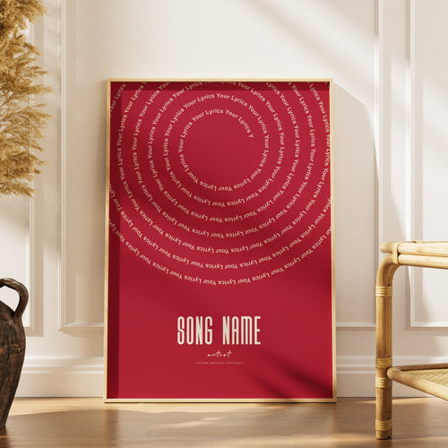Custom Vinyl Poster: Wedding Song Artwork Print - InkOnPostersCustom Vinyl Poster: Wedding Song Artwork PrintPoster