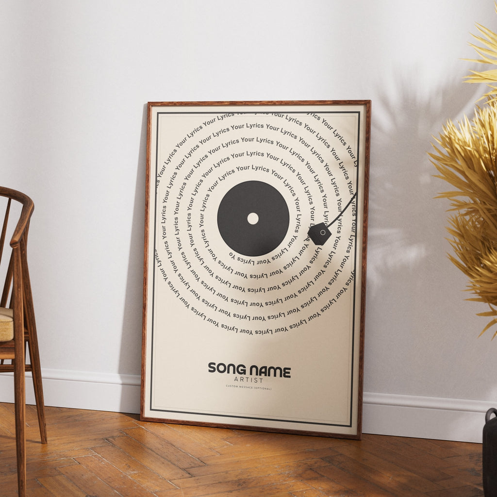 Custom Vinyl Poster: Wedding Song Artwork Print - InkOnPostersCustom Vinyl Poster: Wedding Song Artwork PrintPoster